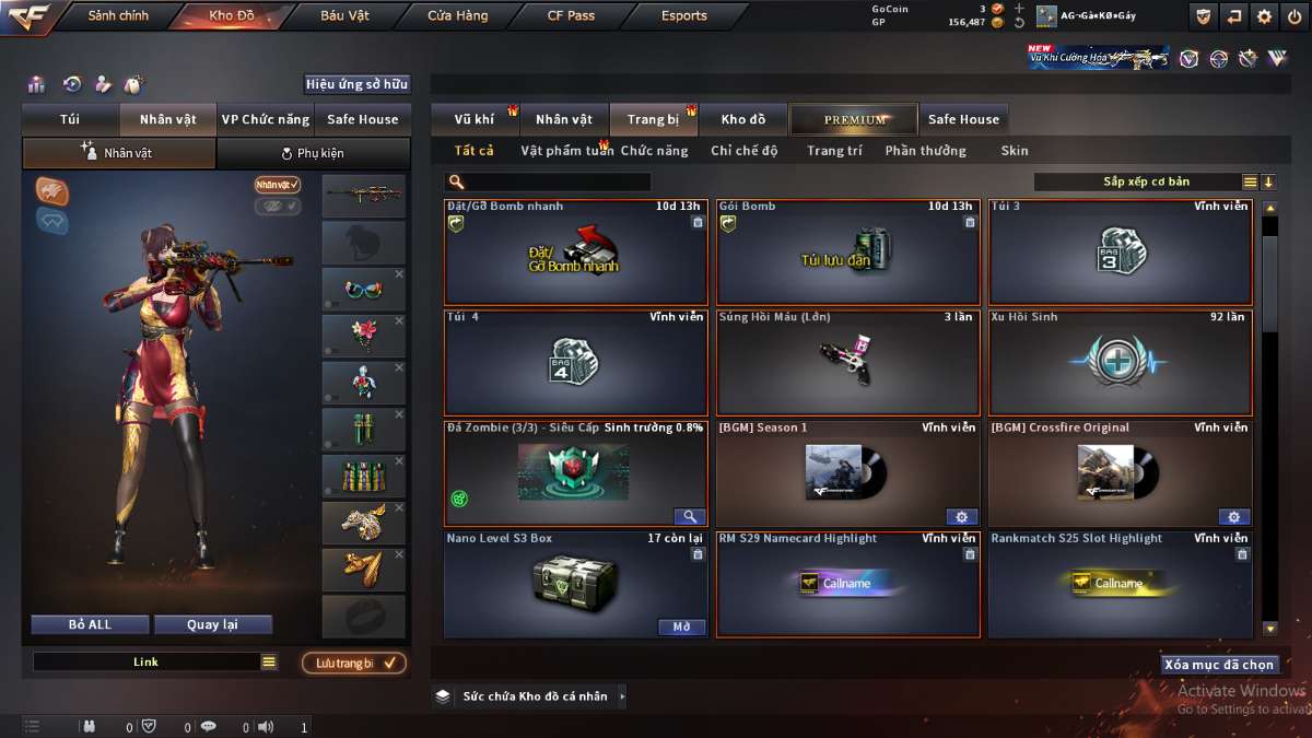 shop acc cf uy tin gia re